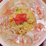 水餃子あんかけチャーハン